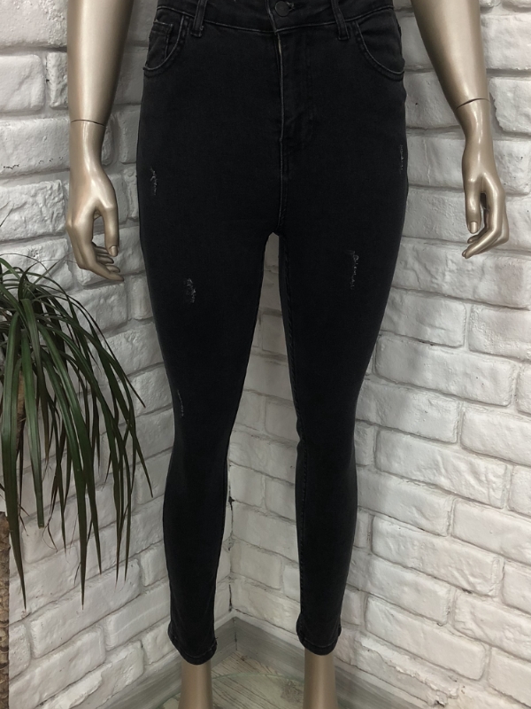 SYAH SKINNY LKRALI JEAN PANTOLON