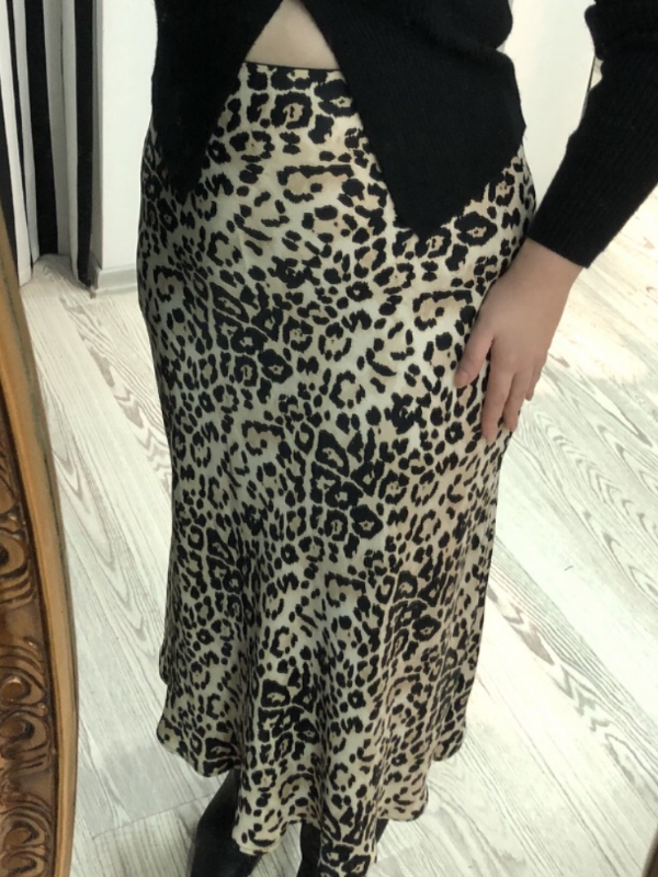 LEOPAR DESENL SATEN ETEK