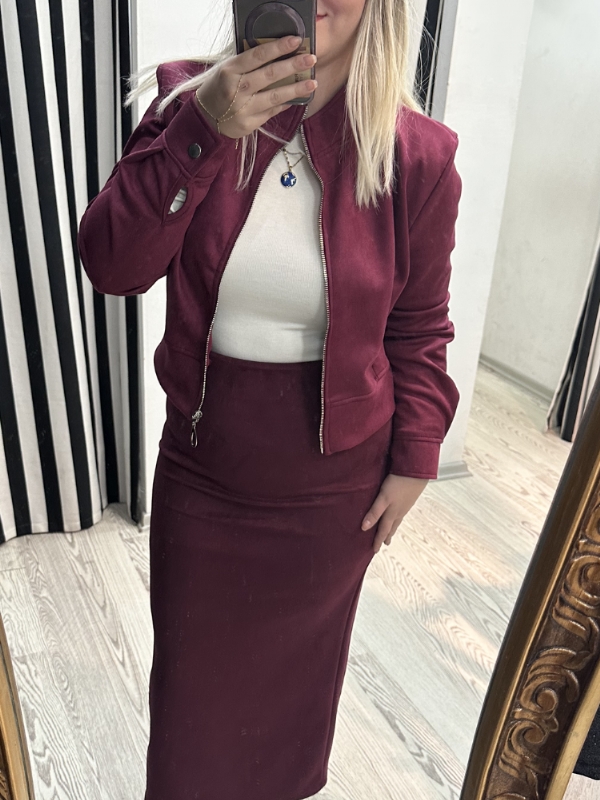 MRDM FERMUARLI NUBUK BOMBER CEKET
