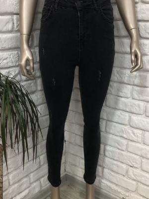 SYAH SKINNY LKRALI JEAN PANTOLON