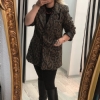 LEOPAR KAE DOKULU BLAZER CEKET